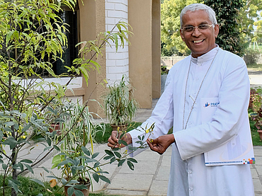 Bischof Robert Miranda aus der Diözese Gulbarga, Indien